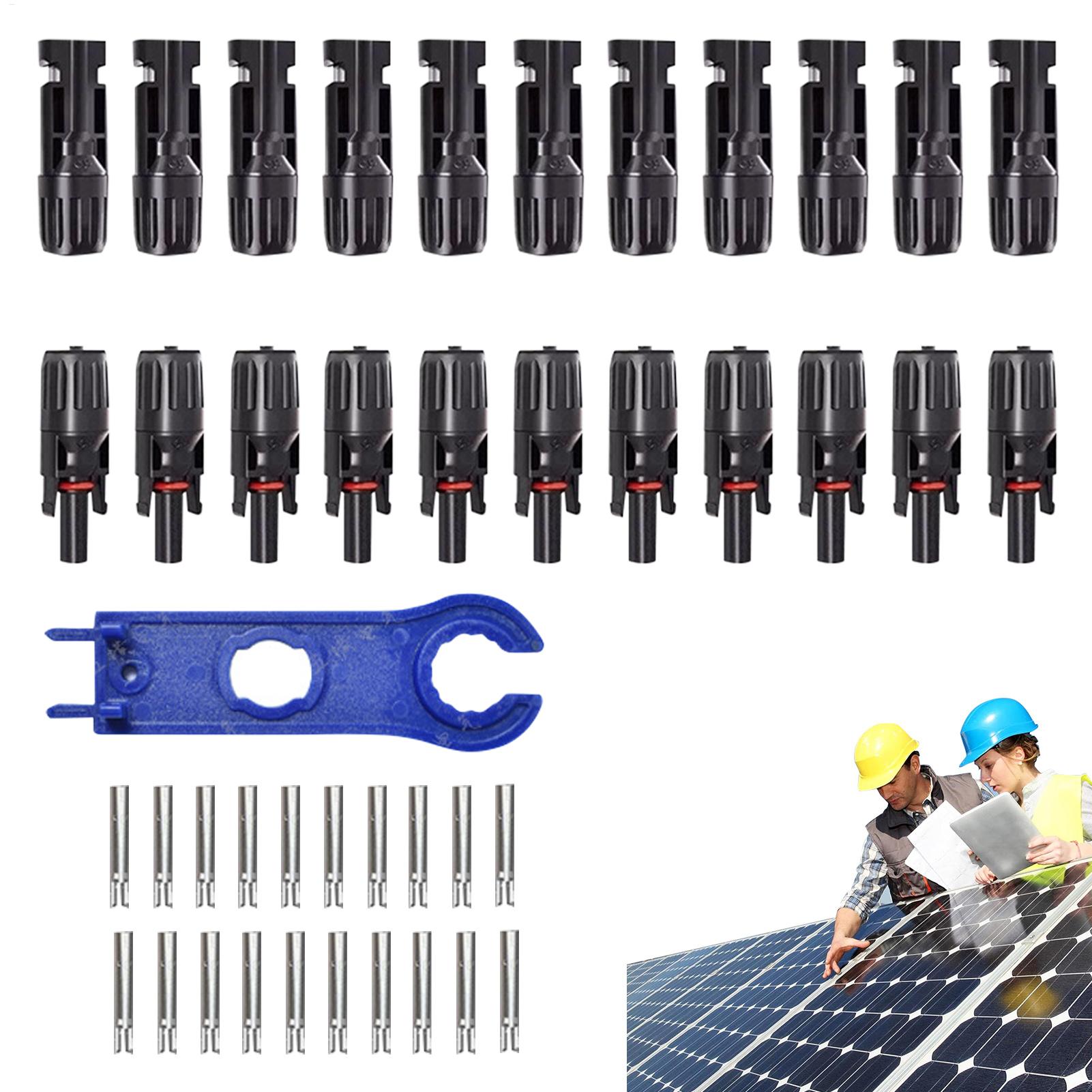 Outdoor Power Board - 10 pares de conectores solares fotovoltaicos