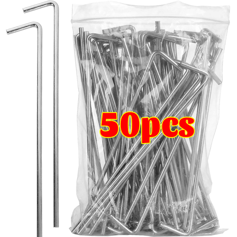 Outdoor Power Stake - Estacas Metálicas Resistentes para Tiendas de