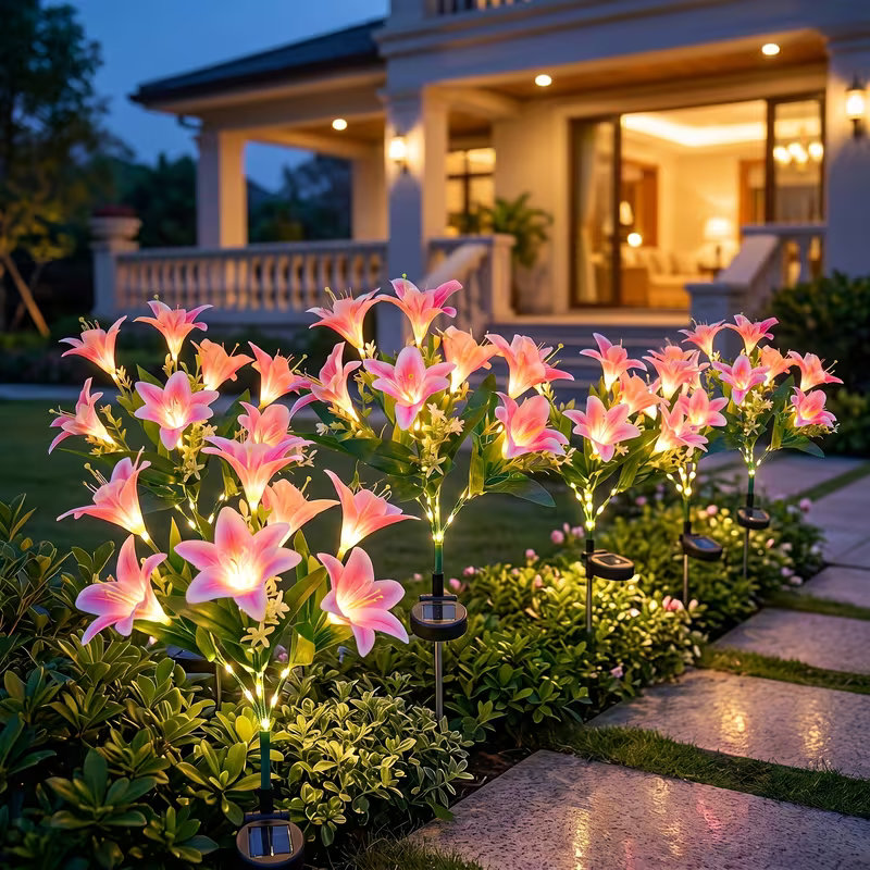 Outdoor Power Stake - Luces Solares para Jardín con Forma