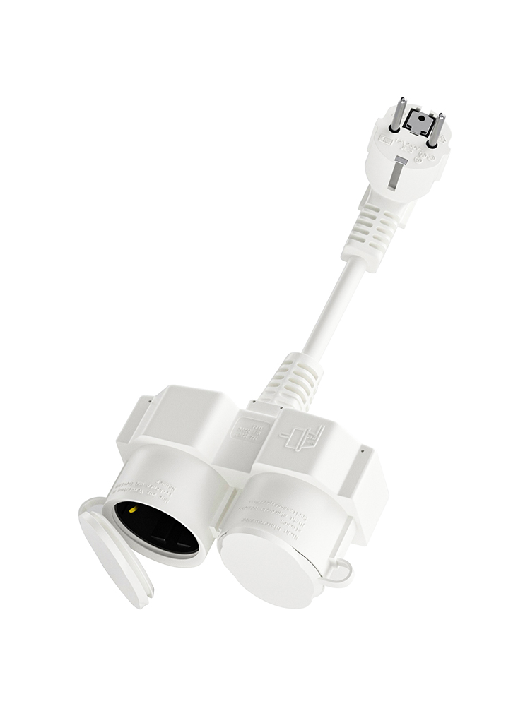 Outdoor Power Extension - Cable de Extensión Europeo con 2