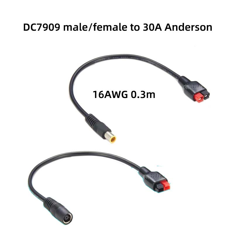 Outdoor Power Extension - Cable de conexión DC7909 macho y