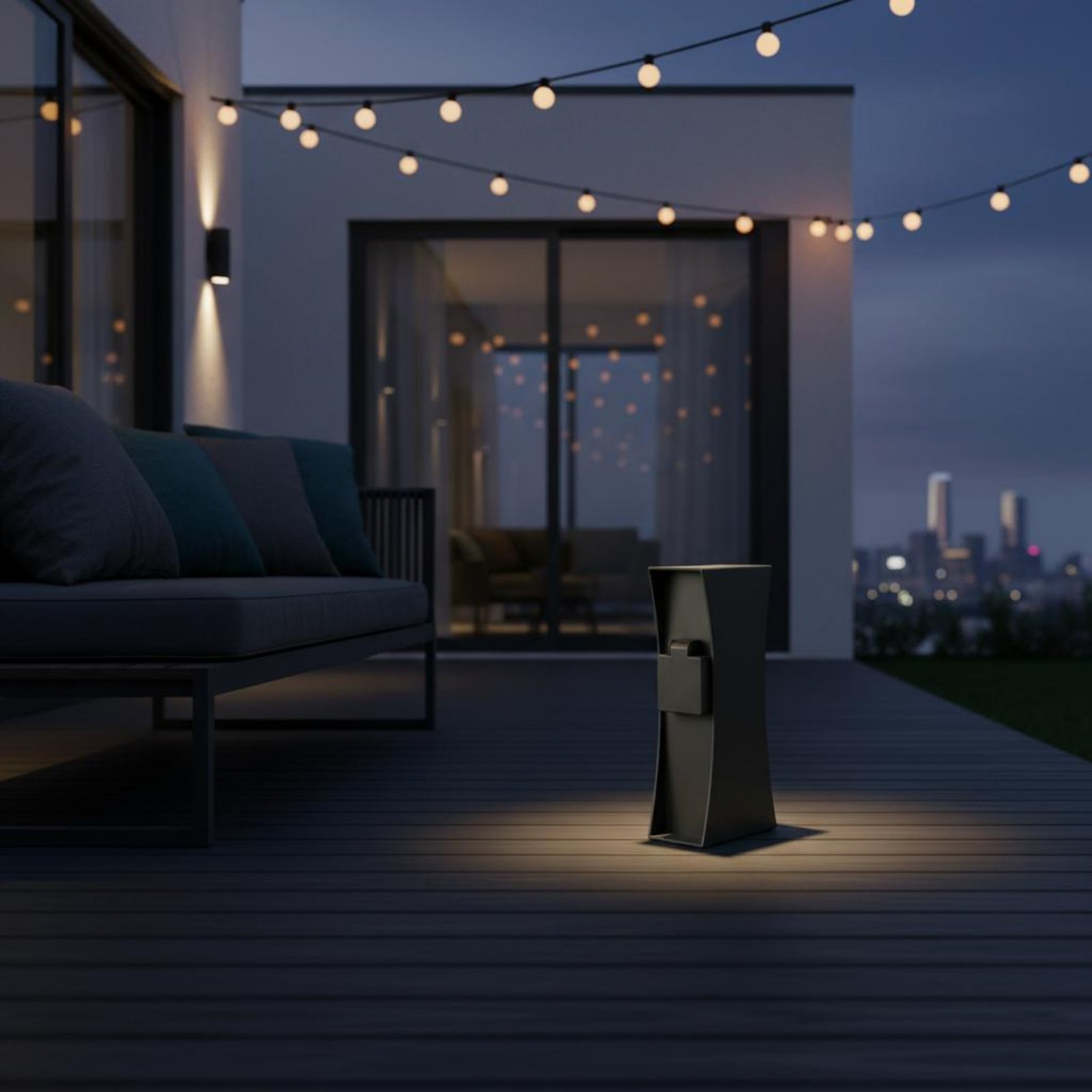 Outdoor Power Outlet Install - Poste de Enchufe Eléctrico para Exteriores,