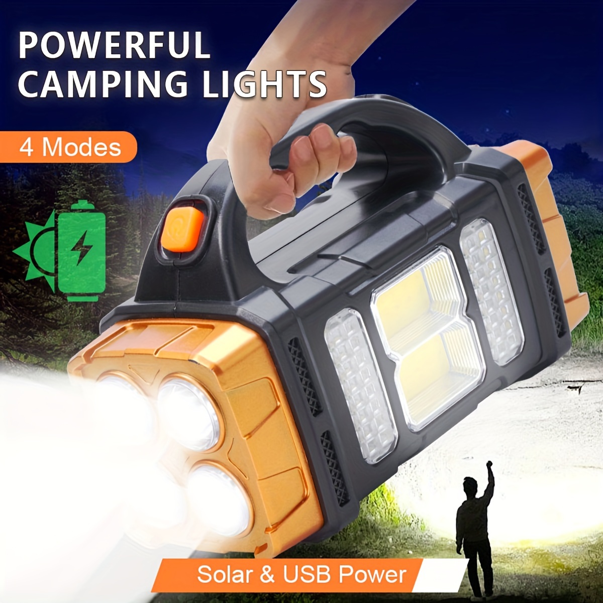 Outdoor Power Supply - Nueva Linterna LED Solar Recargable de