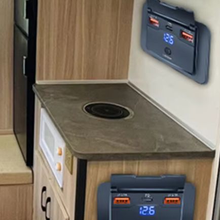 Outdoor Power Outlet Install - Enchufe de alimentación para camión, cargador