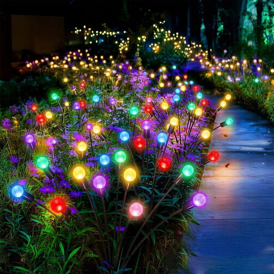 Outdoor Power Stake - Luces Solares Decorativas para Jardín, 10/6