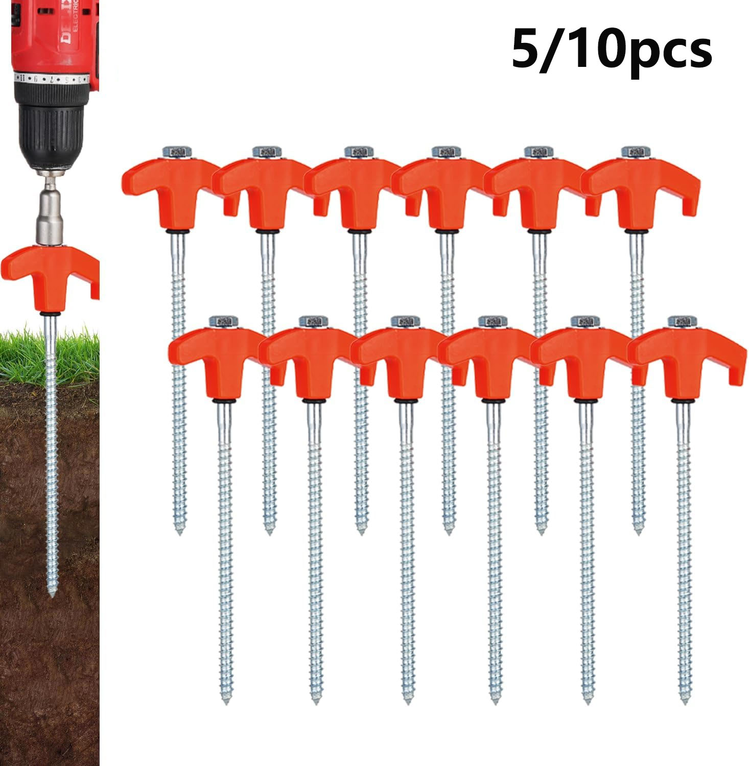 Outdoor Power Stake - Estacas de tienda de campaña de