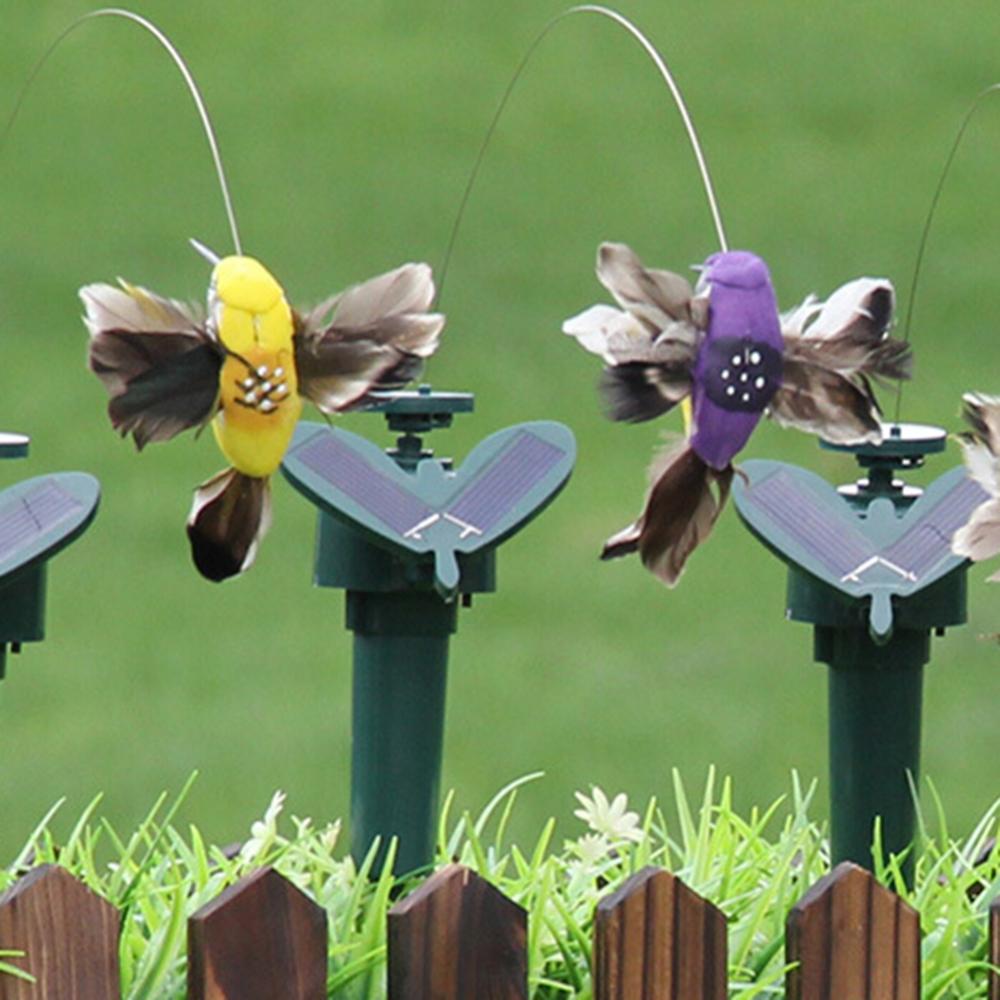 Ala de pluma de colibrí volado - Outdoor Power Stake reseña y precio