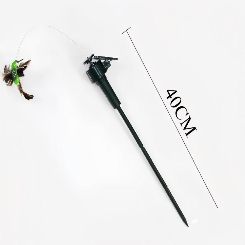 Ala de pluma de colibrí volado - Outdoor Power Stake reseña y precio