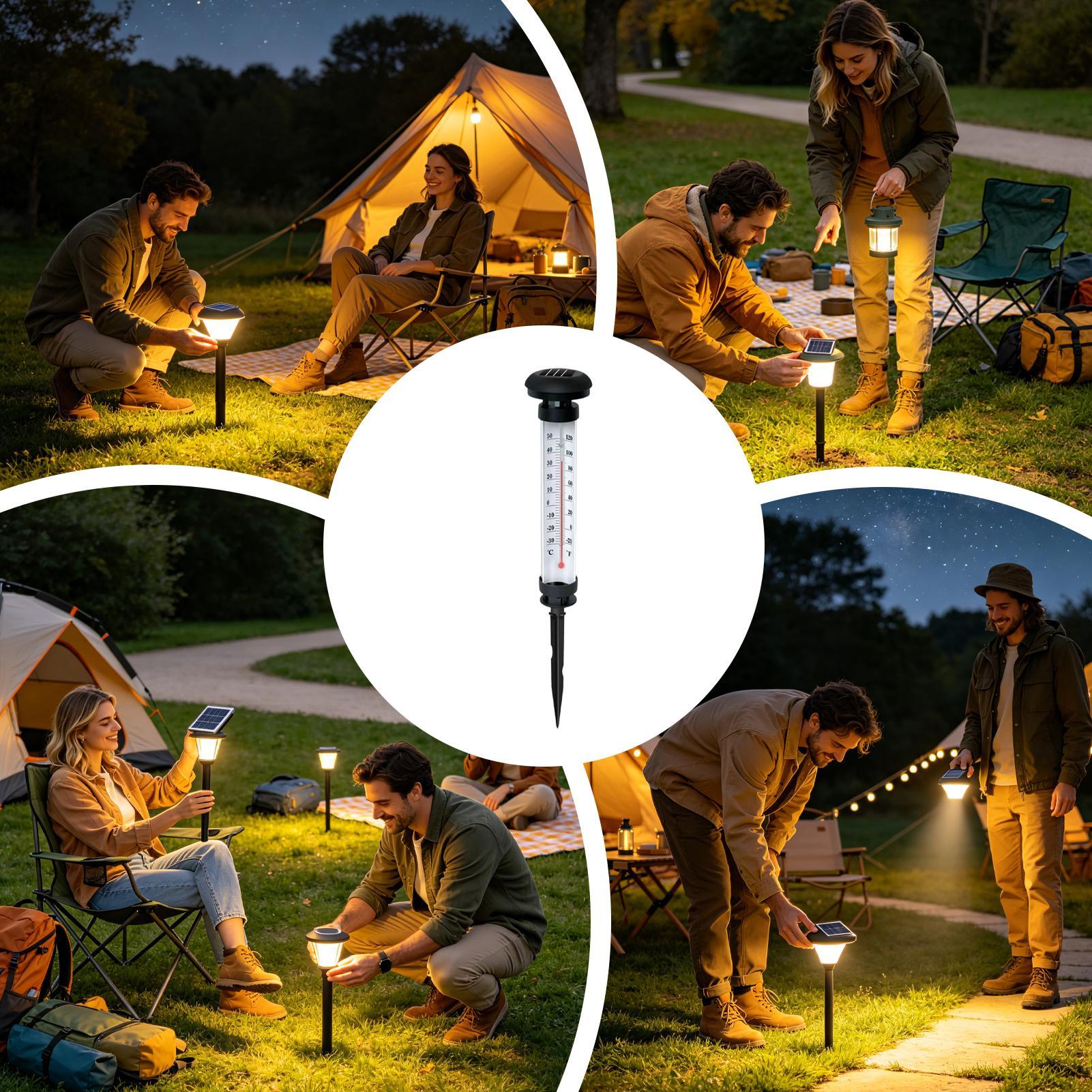 Luces solares para caminos, es - Outdoor Power Stake reseña y precio