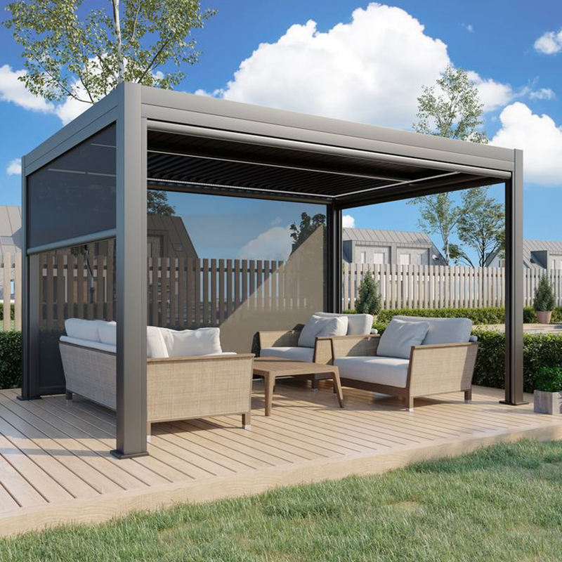 Pérgola de aluminio motorizada - Outdoor Power For Gazebo reseña y precio