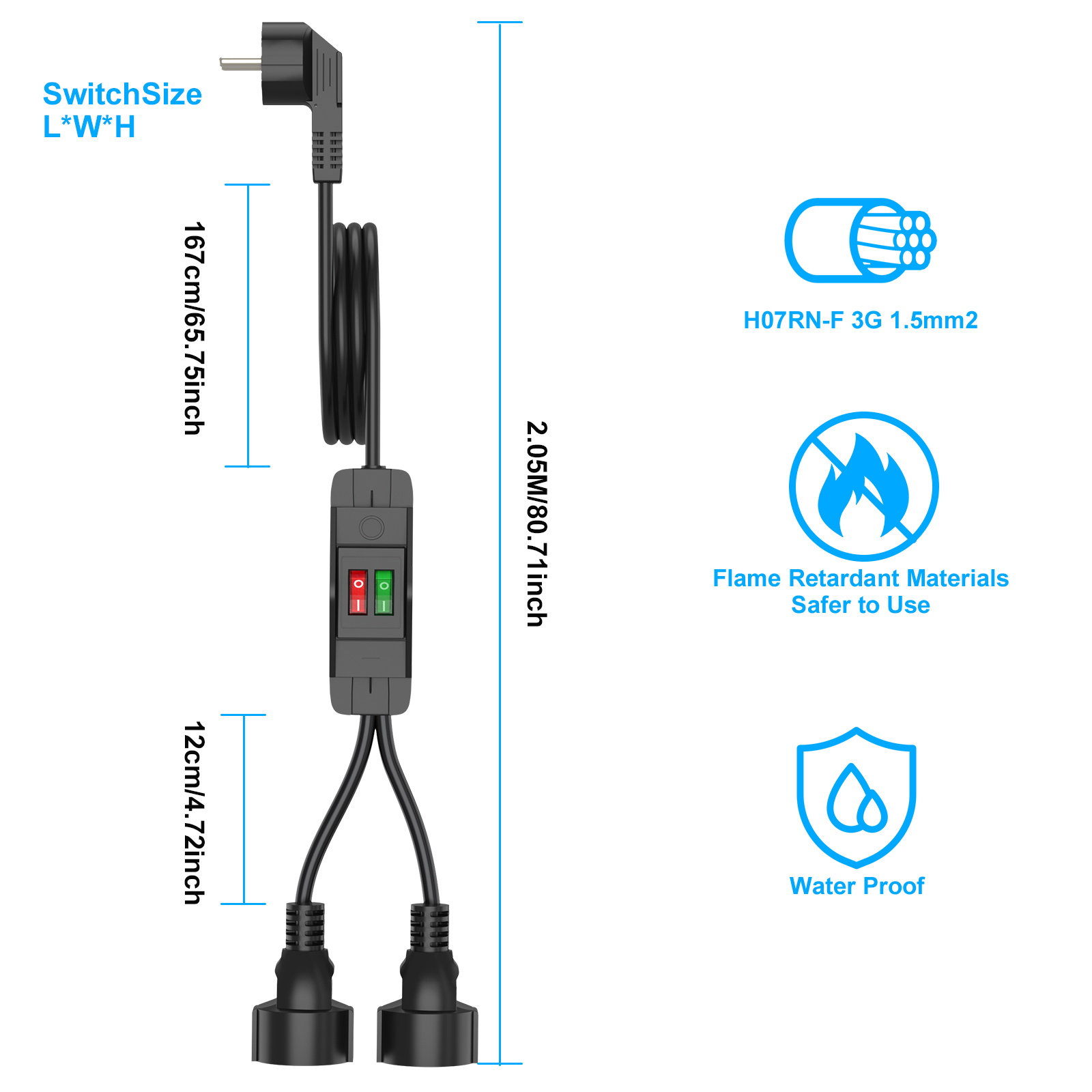 Cable de Extensión con Enchufe - Outdoor Power Extension reseña y precio