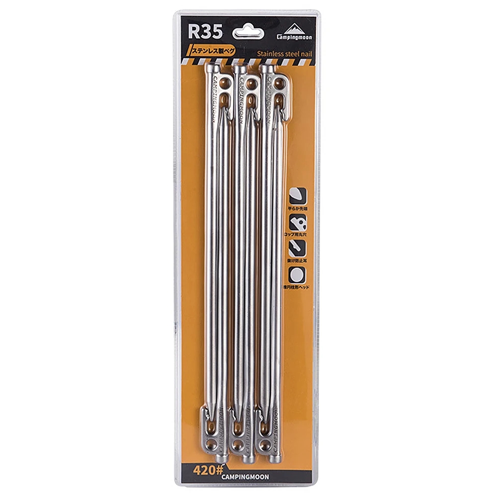 Campingmoon-estacas de acero r - Outdoor Power Stake reseña y precio