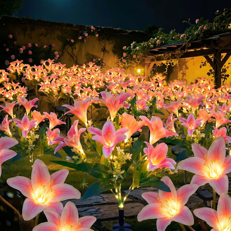 Luces Solares para Jardín con  - Outdoor Power Stake reseña y precio
