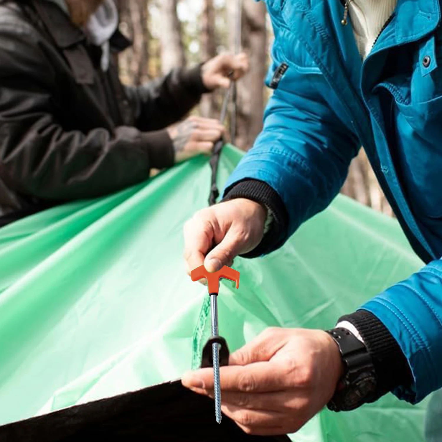 Estaca de tienda de campaña de - Outdoor Power Stake reseña y precio