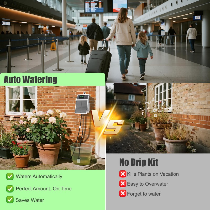 A03F-Kit de riego por goteo au - Outdoor Power With Timer reseña y precio