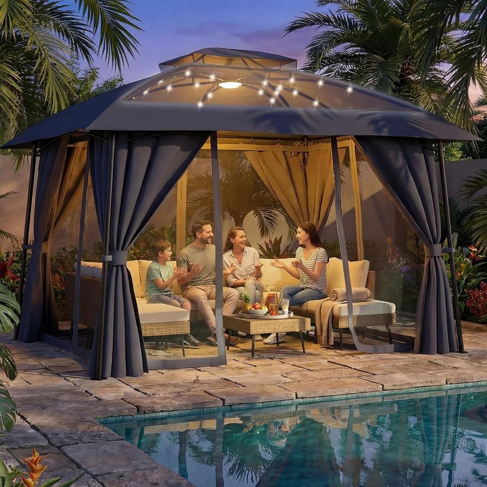 Gazebo para Patio Exterior 101 - Outdoor Power For Gazebo reseña y precio