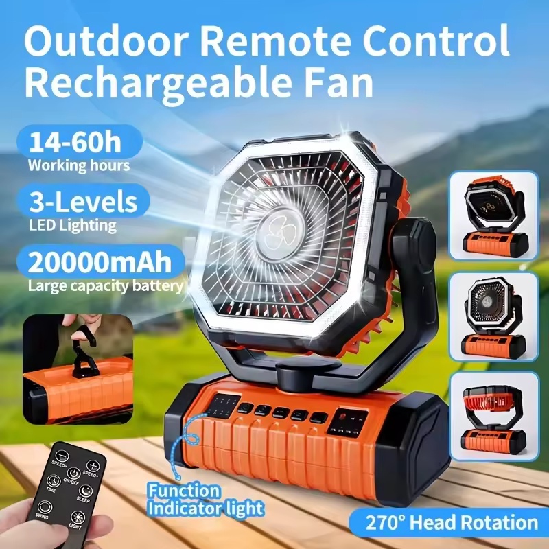 Ventilador de Camping de 20000 - Outdoor Power With Timer reseña y precio