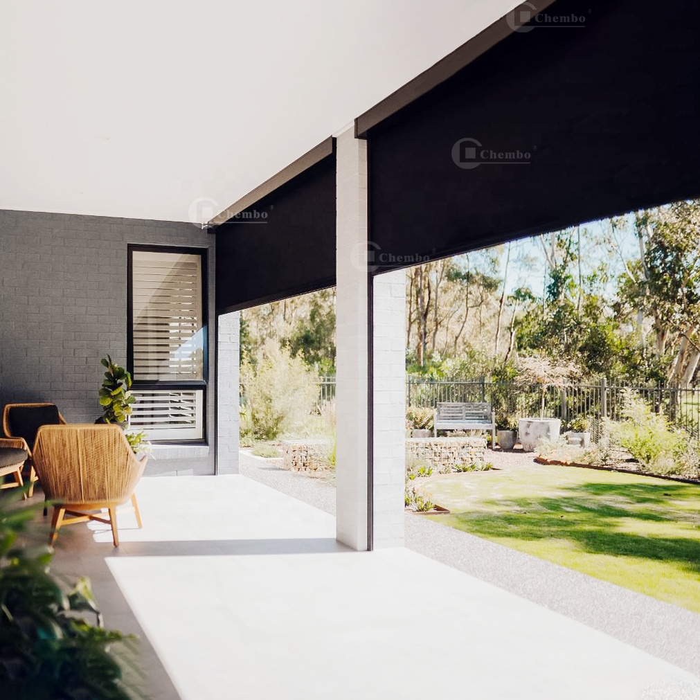 Persianas para exteriores impe - Outdoor Power Roller Shades reseña y precio