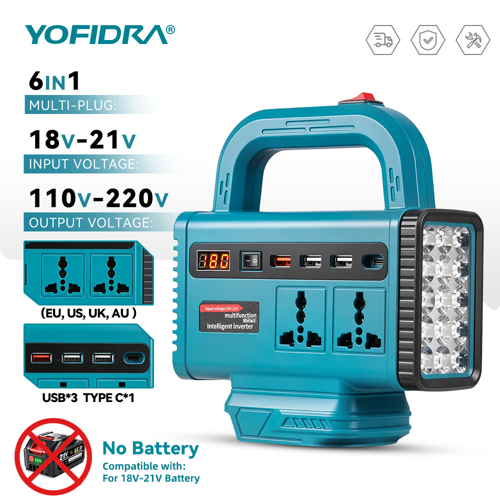 Inversor de corriente portátil - Outdoor Usb Power Supply reseña y precio