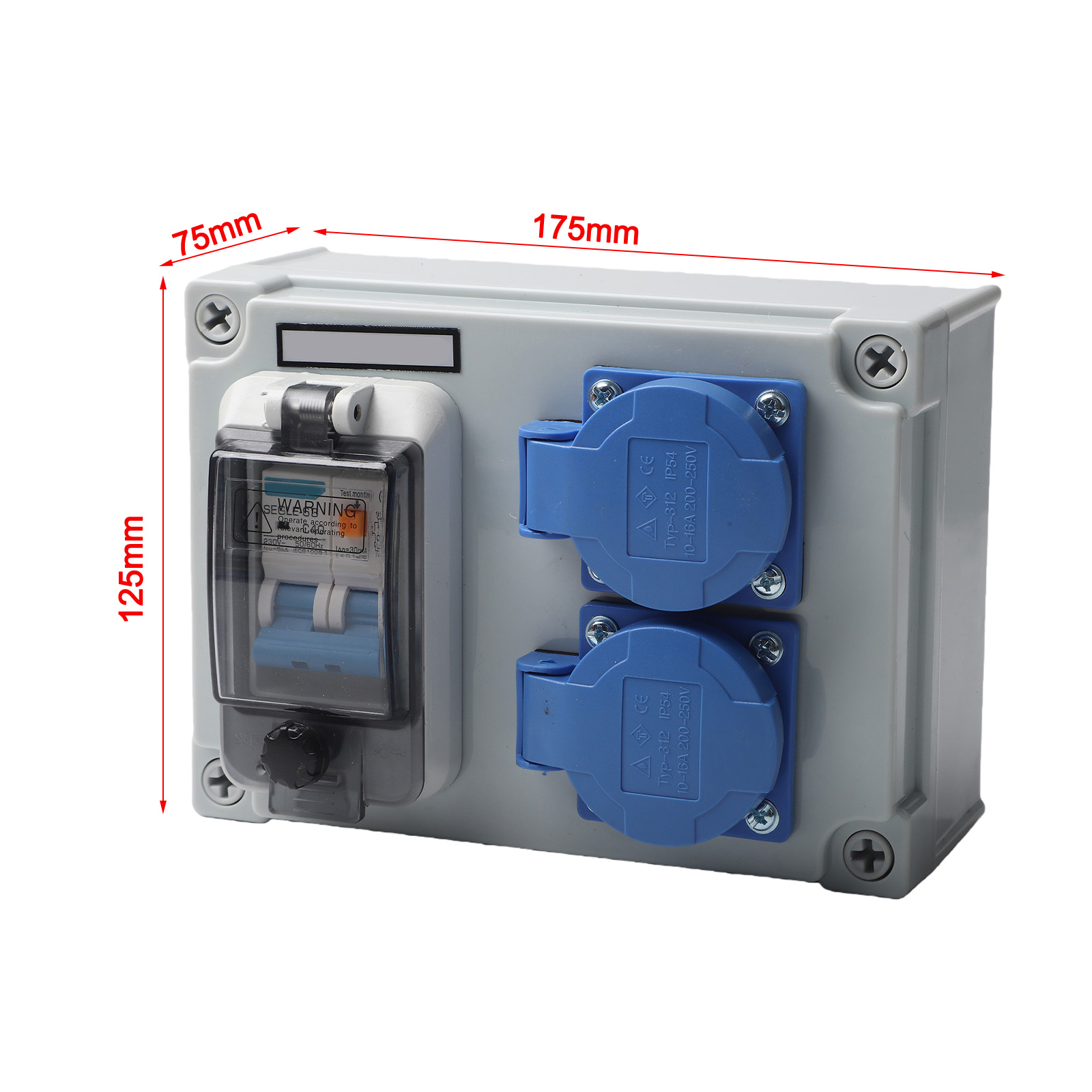 Distribuidor de pared IP54 de  - Outdoor Power Distributors reseña y precio