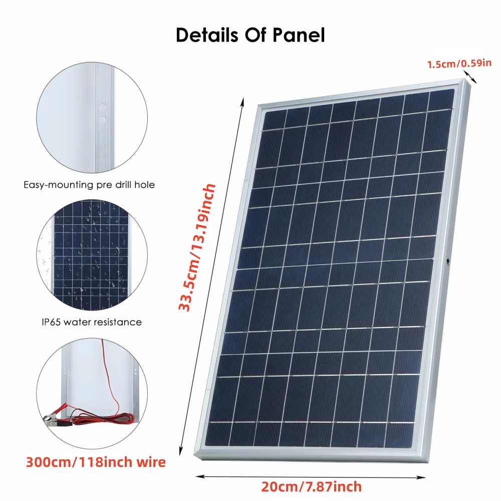 Kit de panel solar de 35W, ene - Outdoor Power Kit reseña y precio