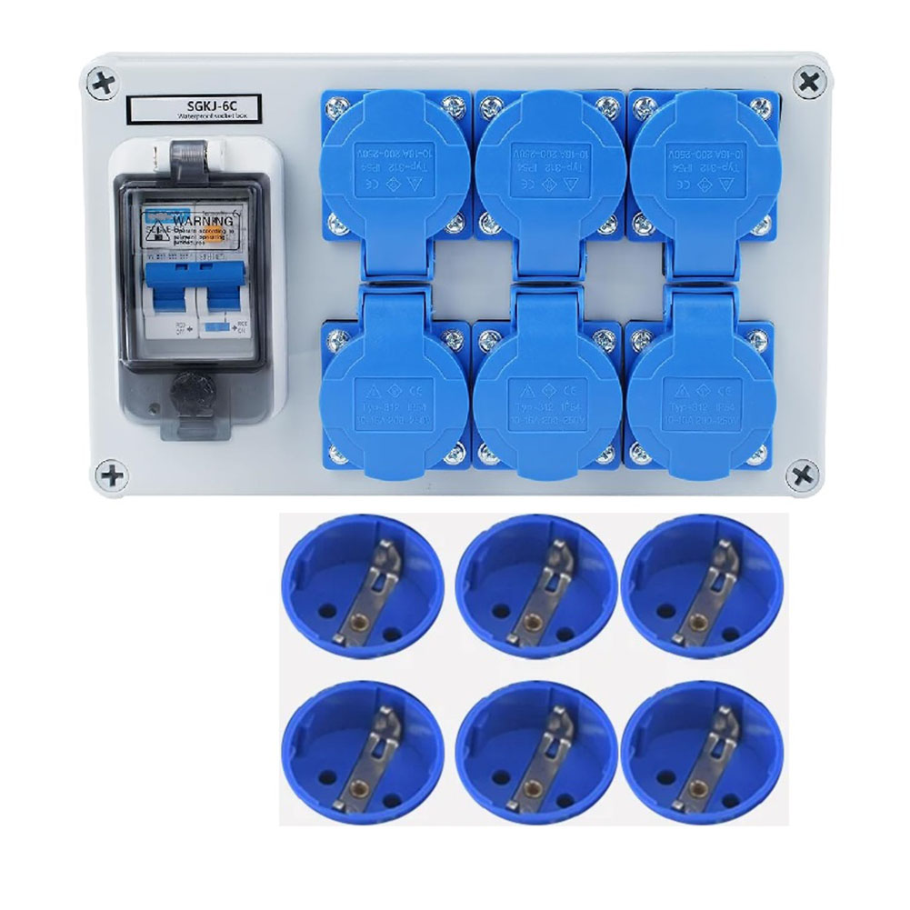 Distribuidor de energía de 6 p - Outdoor Power Distributors reseña y precio