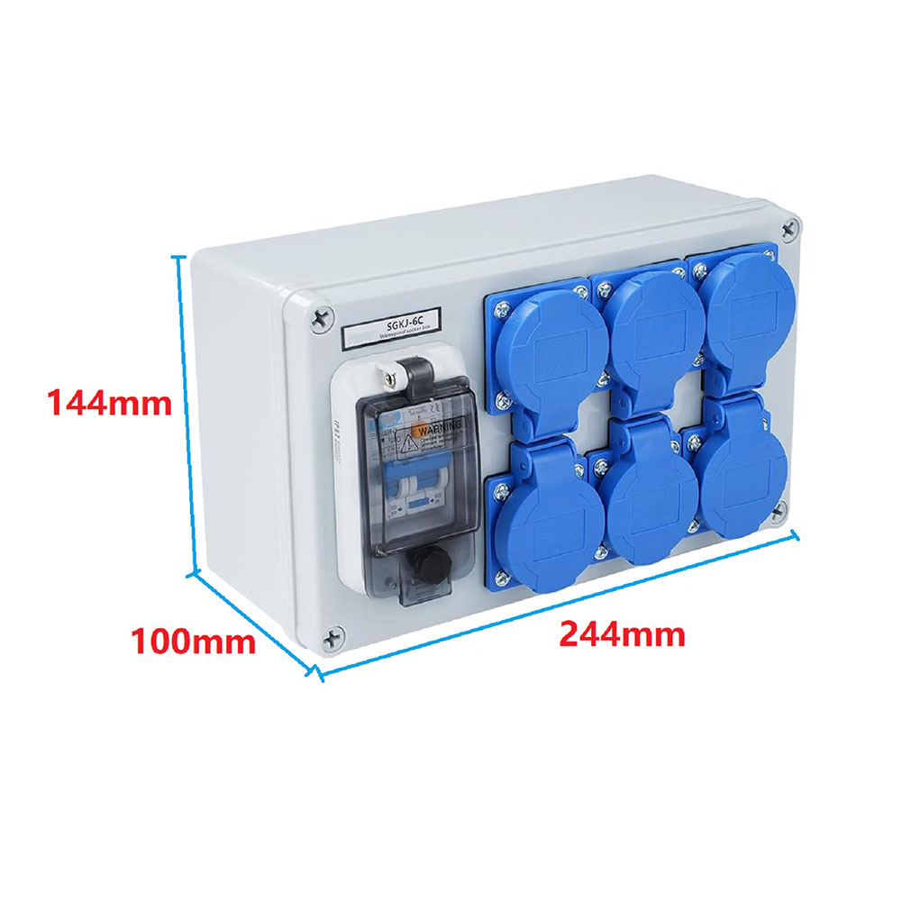 Distribuidor de energía de 6 p - Outdoor Power Distributors reseña y precio