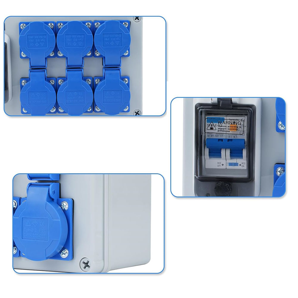 Distribuidor de energía de 6 p - Outdoor Power Distributors reseña y precio