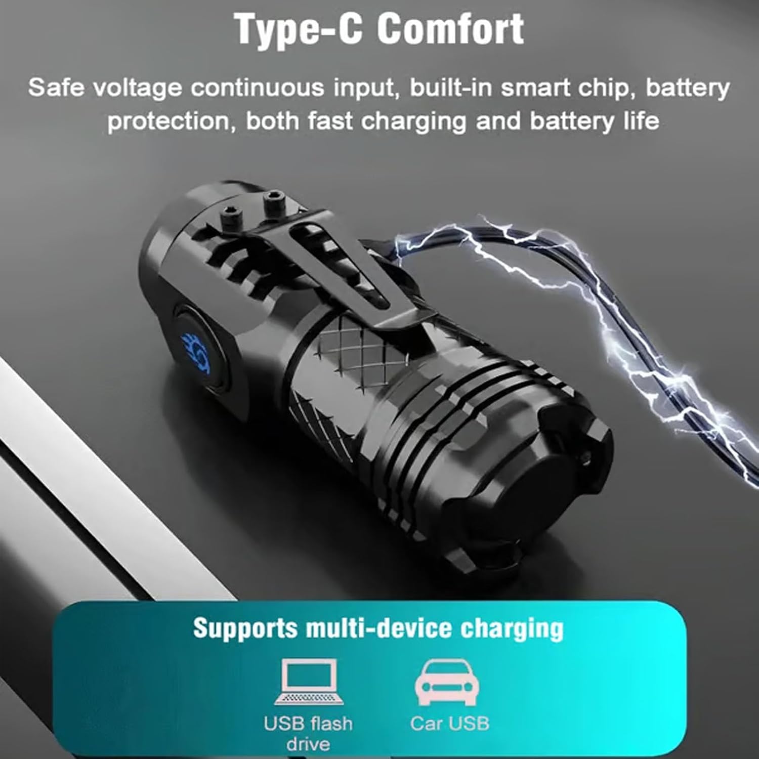 Linterna Táctica de Alta Poten - Outdoor Power Supply reseña y precio