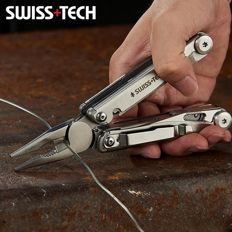 SWISS TECH-Alicates multiherra - Outdoor Power Board reseña y precio